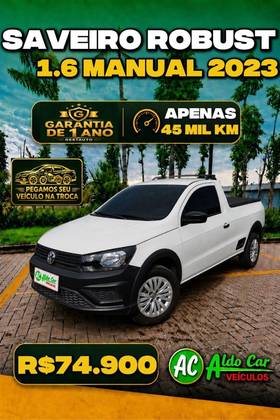 VOLKSWAGEN SAVEIRO 1.6 MSI ROBUST CD 8V FLEX 2P MANUAL VOLKSWAGEN SAVEIRO 1.6 MSI ROBUST CD 8V FLEX 2P MANUAL
